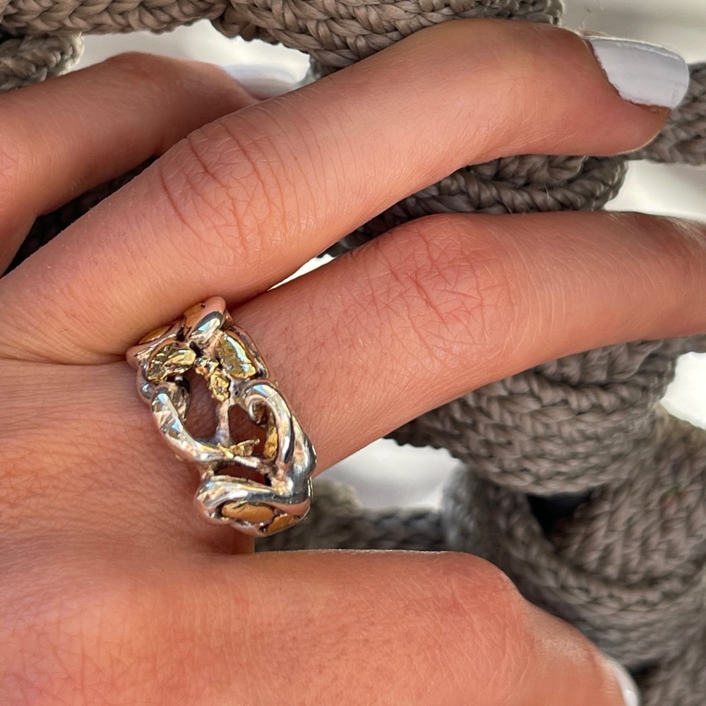 2 Tone Gold Color Ring